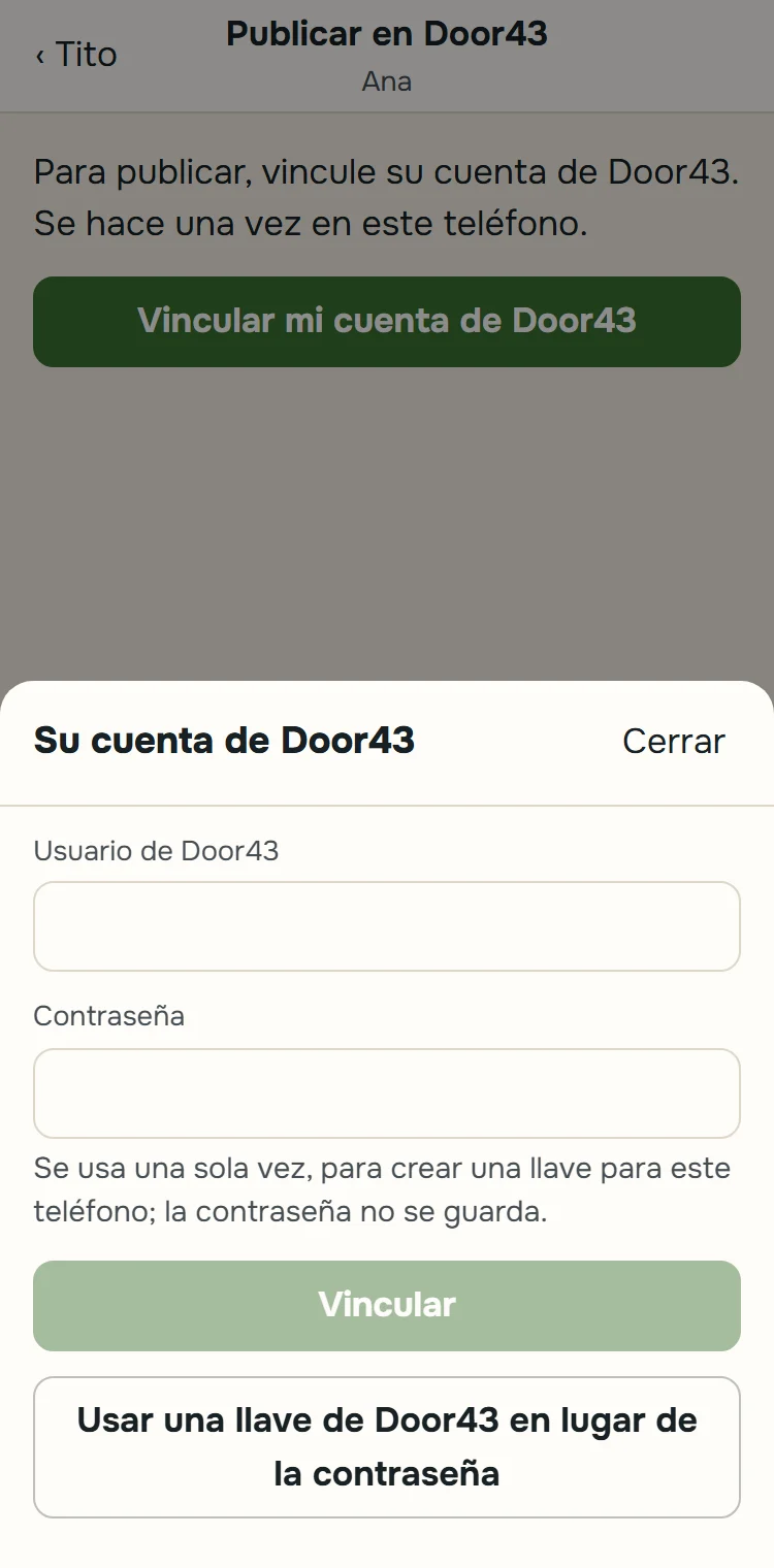La cuenta de Door43