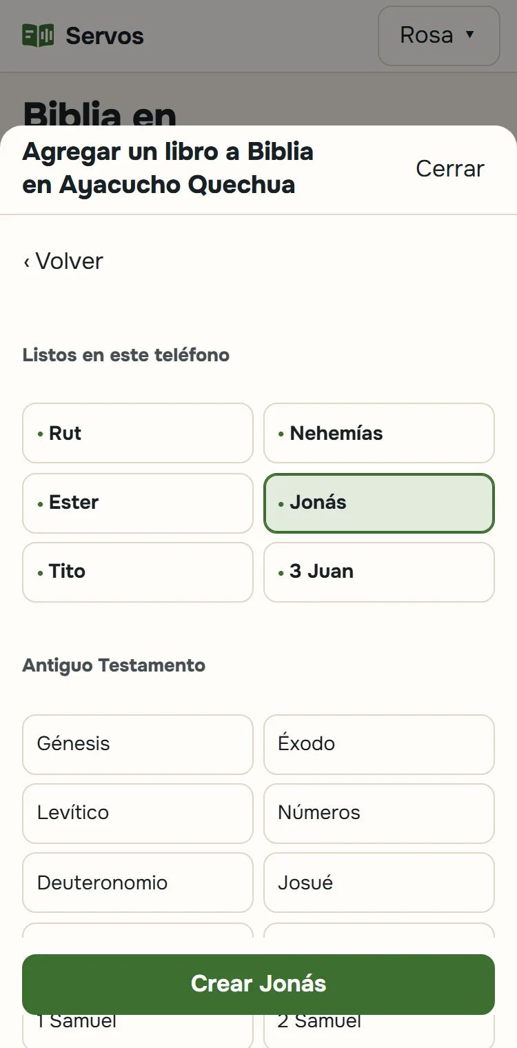 Elegir el libro
