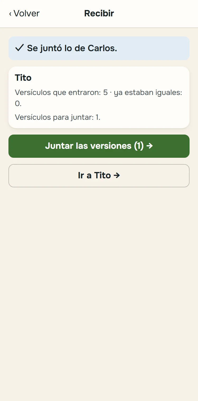 Lo que entró